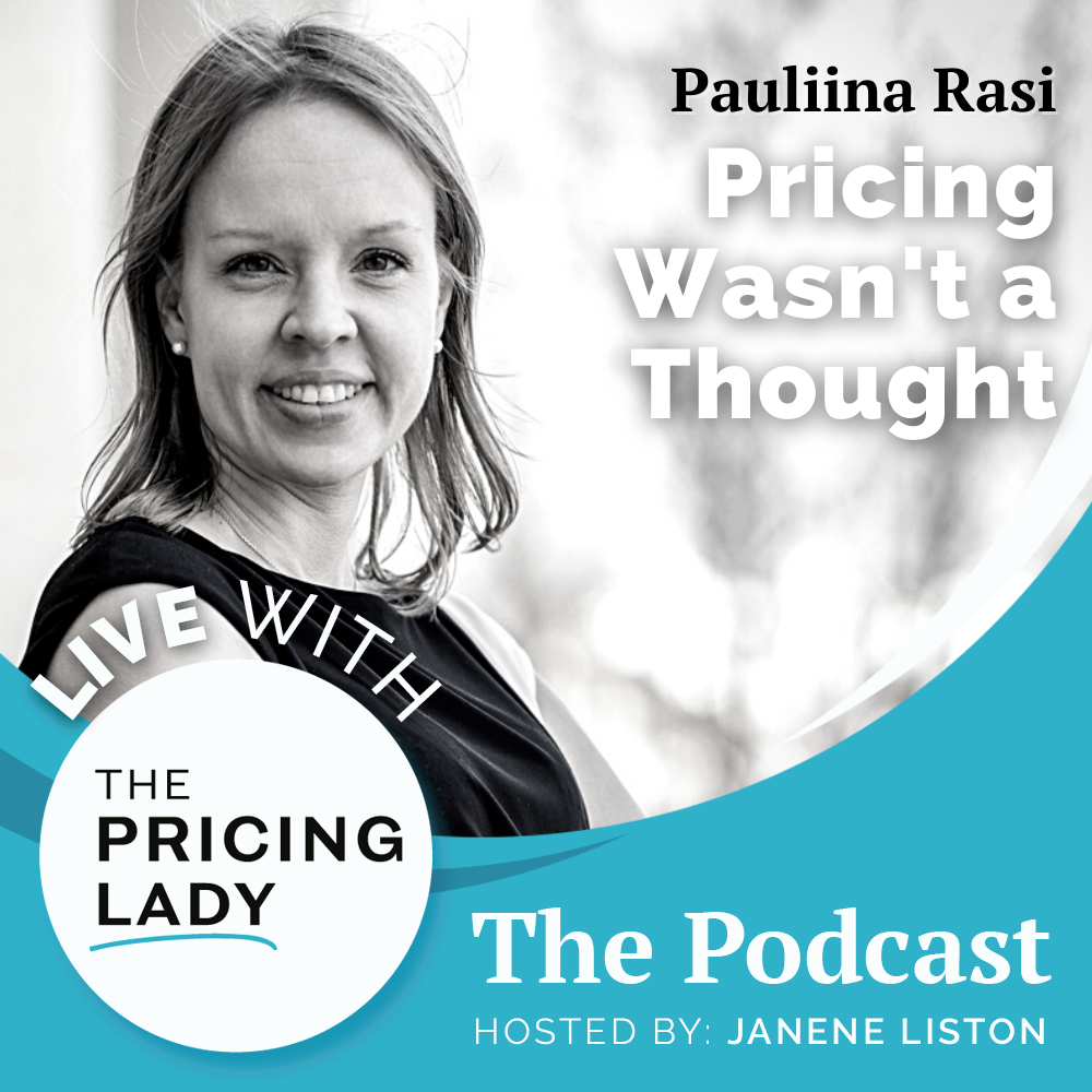 I didn't really think about pricing