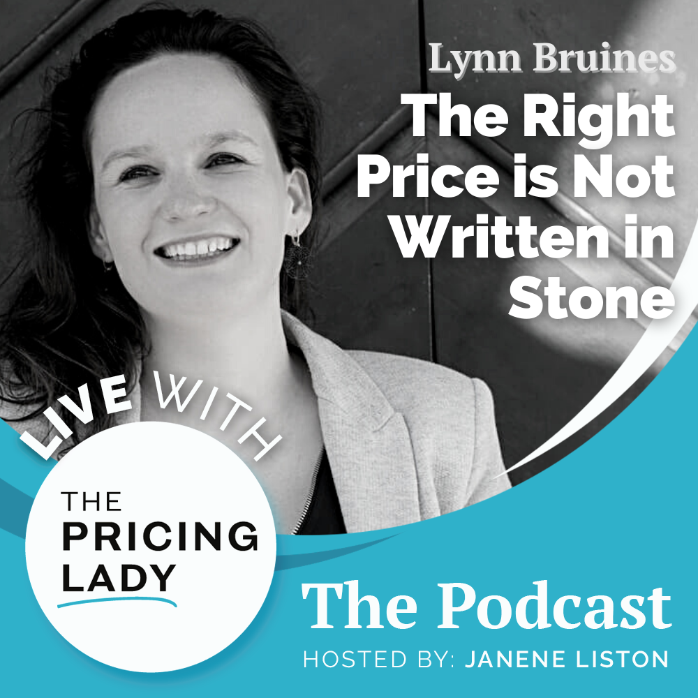 The Right Price Is Not Written in Stone - On Live with The Pricing Lady