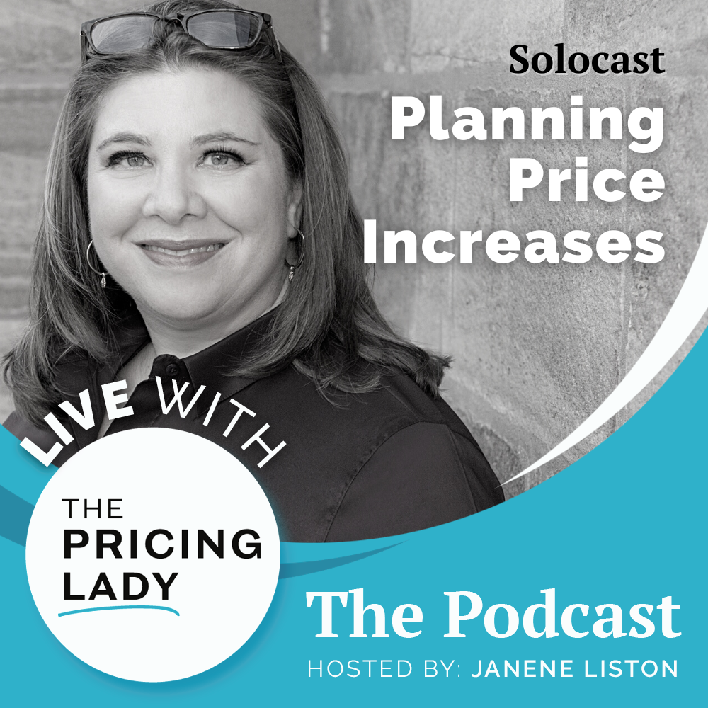 3 Things You Must Do When Planning Price Increases on Live with The Pricing Lady